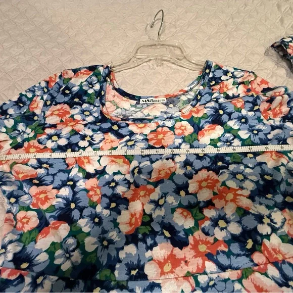 MS Basic Floral Print Top - Size XL - Picture 7 of 12